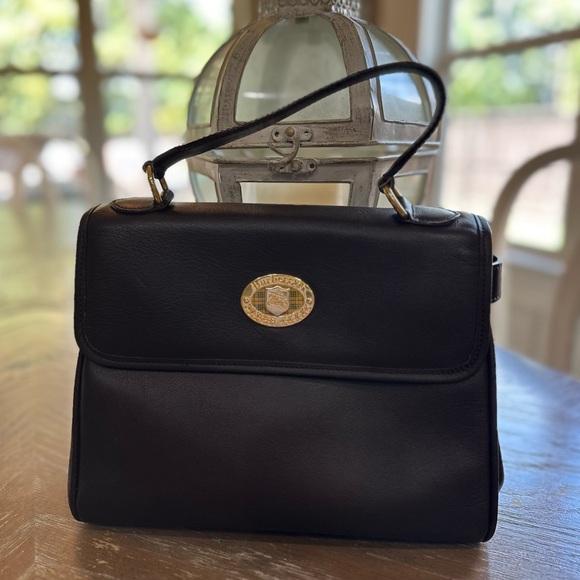 Burberrys brown leather handbag EUC with COA - Picture 1 of 16